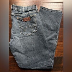 Wrangler Retro Slim Straight Fit Men's Jeans Blue Wash